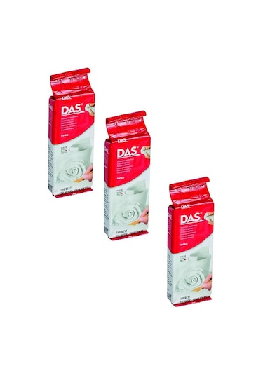 Das Seramik Hamuru Beyaz 250 Gr 3 Adet