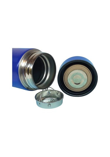 Kişiselleştirilebilir Dereceli Termos 05 Lt Mavi Renk Mavi