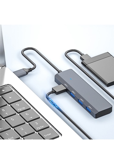 Ads-305c Tip-c'den 4 Bağlantı Noktalı Usb3.0 Usb Hub Adaptörüne Diğer
