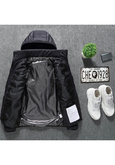 Akıllı Isıtmalı Usb Elektrikli Şişme Erkek Mont (514553623)