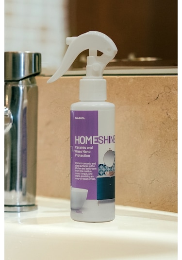 Nasiol Homeshine Kir Kireci Önleyen Ev Seramik Fayans Cam Duşakabin Nano Kaplama 1 Yıl Dayanım 150 ML
