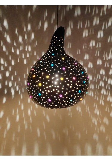 Dekoratif El Yapımı Su Kabağı Bahçe Aydınlatma Lambası