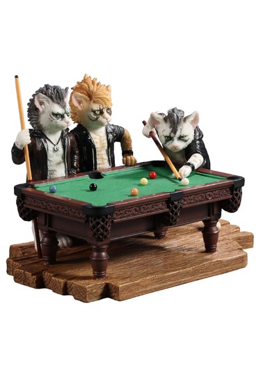 Veronese Serisi-wise Karışık-bilardocu Kediler-18x12x12 Cm-jwu78