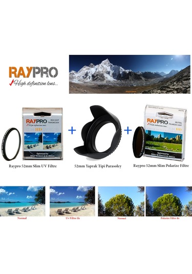 Raypro Filtre Seti 52 MM + Parasoley