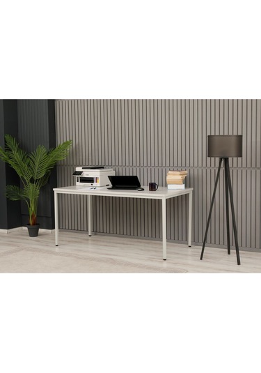 Sehpol Çalışma Masası 160x80x75 Cm Gri