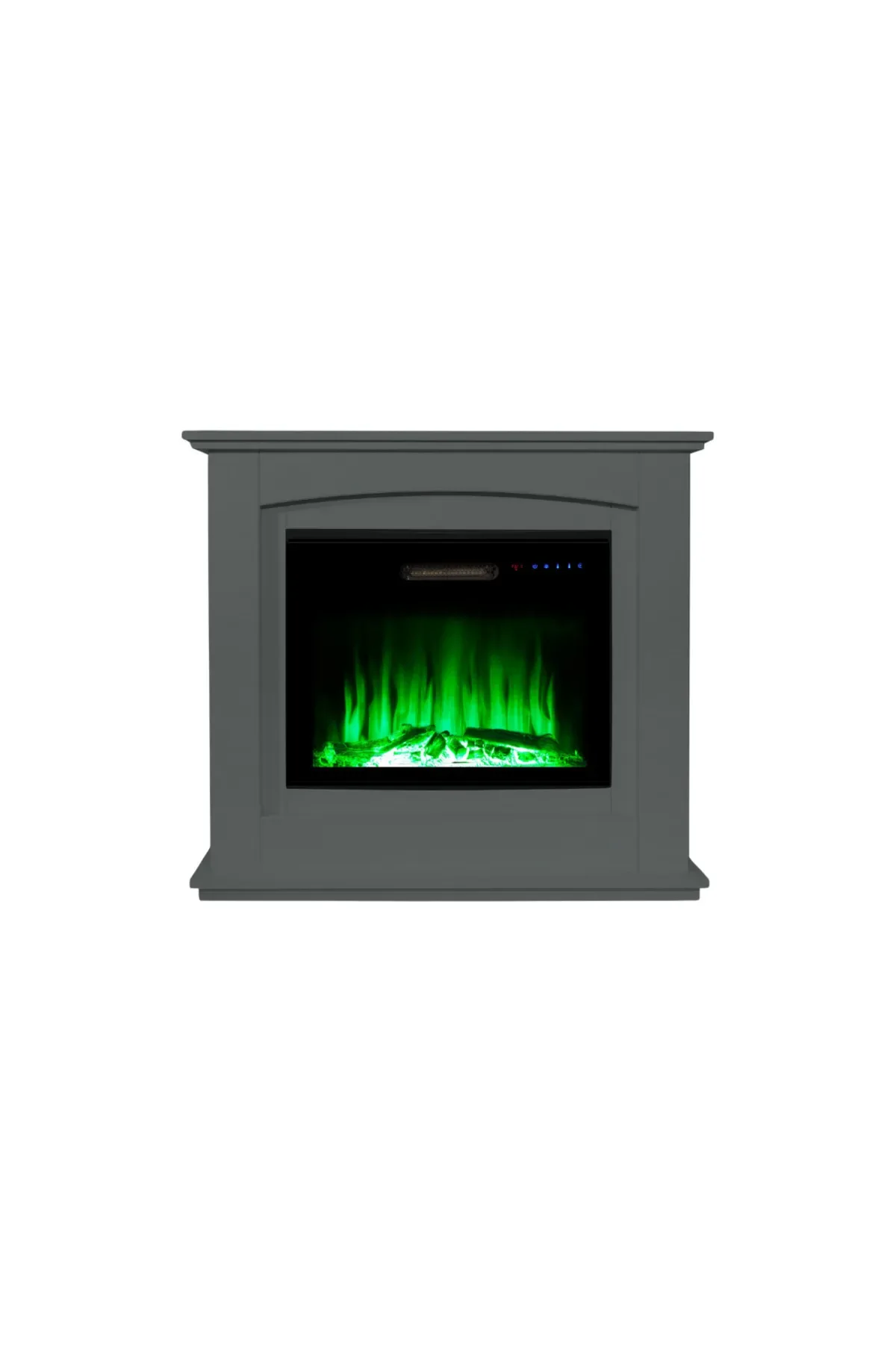 Tektes 125 CM Antrasit Kasalı 8 Renkli Alev Sesli Bluetoothlu Wifi Uygulamalı Elektrikli Şömine