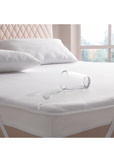 Puffy Semmy Su Geçirmez Lastikli Alez (150X200 Cm) Beyaz