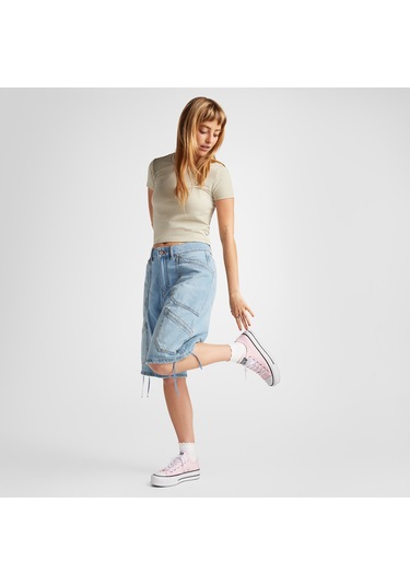 Converse Chuck Taylor All Star Lift Kadın Pembe Platform Sneaker A11875c Pembe