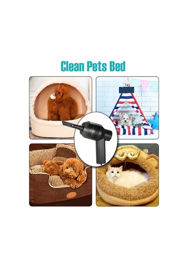 Monyee Siyah Mini Usb Süpürge - Araç, Klavye, Pencere Ve Elektronik Aletler İçin Gaps Ve Detaylı Temizlik - Hk-6019a