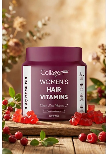 Collagen Forte Gummy Women S Hair Vitamins 60 Tablet