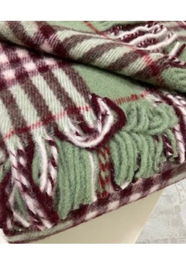 Gençev Home &Selin& %100 Saf Yün Scotch Battaniye Battal Boy (529589005) Çok Renkli