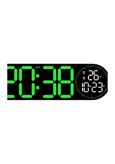 Suntek Dijital Duvar Saati Sınıf Oturma Odası Için Yeşil Yeşil