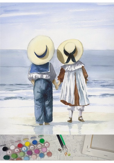 Moranka Sayılarla Boyama Hobi Seti Çıtalı 40x50 Cm - Çocuklar