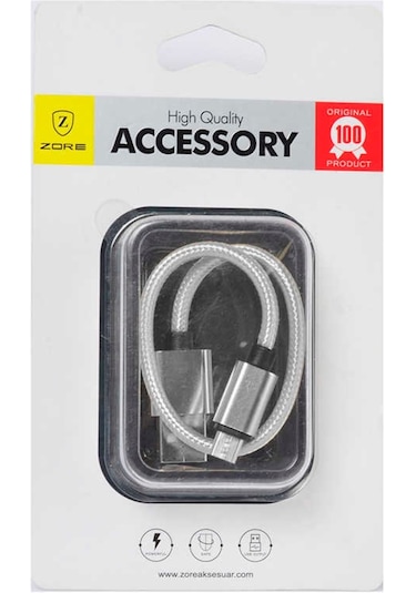 30 Cm Halat Micro Usb Kablo