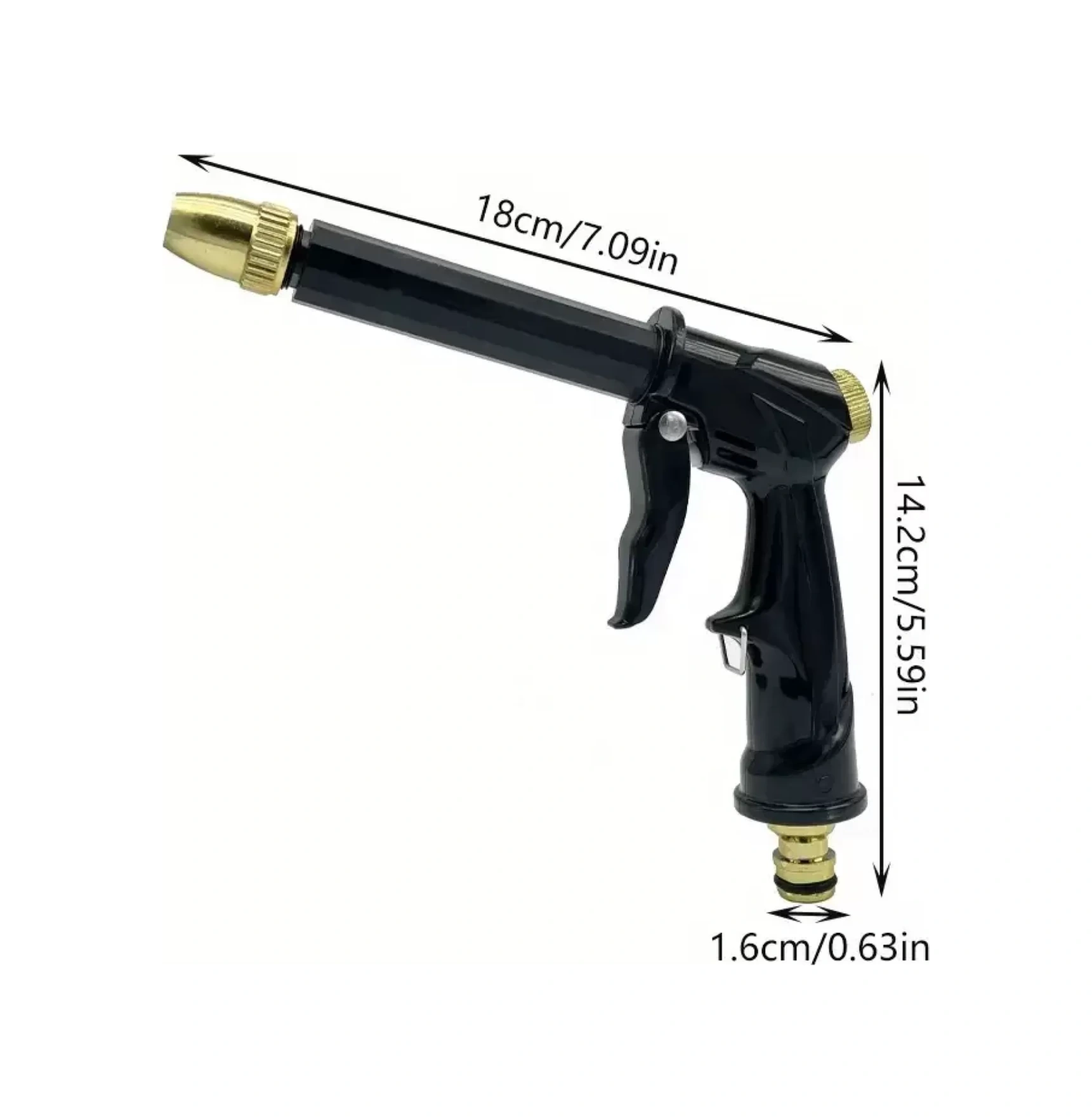 Yüksek Basınçlı Su Tabancası Ayarlanabilir Nozullu 4915