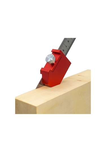 Rox Wood 0162 Alüminyum Cetvel Tutucu Gönye 45 Derece- 90 Derece