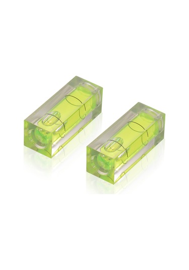 Vkemall Mini Sevgi Seviyesi, Platın Radyo Çarkı Ve Başlık Kabı Seviyesi Ölçümü İçin 2 Adet Kare Baloncuk Seviyesi