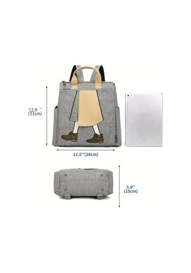 Luckydog Fochsia Kadın Sırt Çantası, Kırmızı, Moda Okul Seyahat Dayanıklı Kırmızı