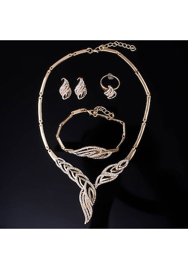 2020 Moda Kolye, Tam Takı Seti 18 Gp Sevgililer Günü