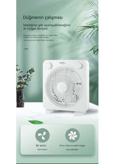 Eternal Luck Elektrikli Fan Ev Tipi Masaüstü Fan