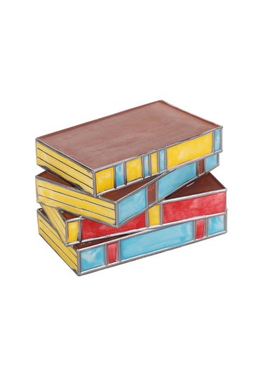 Hombey Retro Renkli Reçine Kitap Lambası - Ofis/ev Dekoru Işıklı Santral, Rahat Okuma Atmosferi, Kolay Kullanim