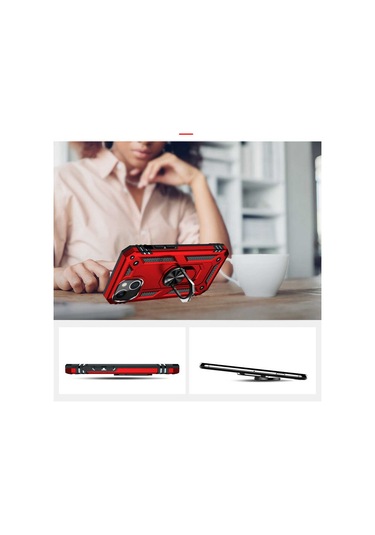 Zeyline iPhone 13 Mini Uyumlu Zore Vega Kapak-siyah