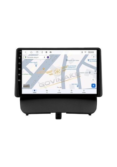 Ford Courıer Delüx Paket 4 Gb Ram 64 Gb Hafıza Androıd Multımedıa Teyp