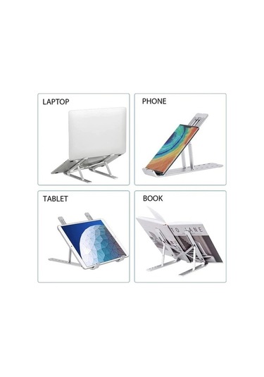 Didadodo Laptop Standı Alüminyum Küçük Boyutlu Katlanabilir Ayarlı