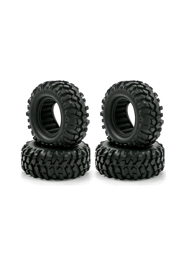 1/10 Trx4 Scx10 Rc Araçlar İçin 4 Adet Kauçuk Lastik 96x48x40mm