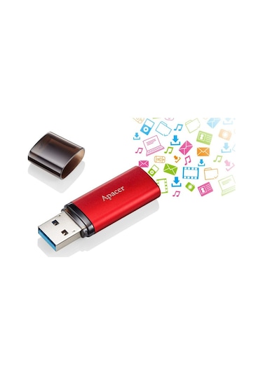 Apacer Ah25b 64gb 3.2 Usb Bellek Ap64gah25br-1 Abab6apr0005