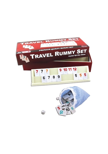 Travel Rummy Set- Seyahat Tipi Okey Takımı