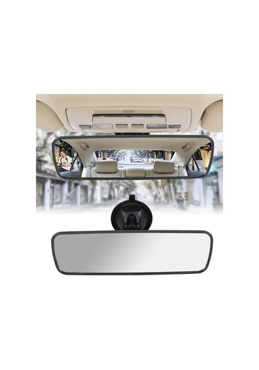 Novahub Siyah Abs Vantuz Dikiz Aynası - Geniş Açı - Suv Ve Otomobillere Uygun