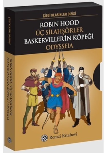 Çizgi Klasikler Dizisi 4 Kitap Kutulu