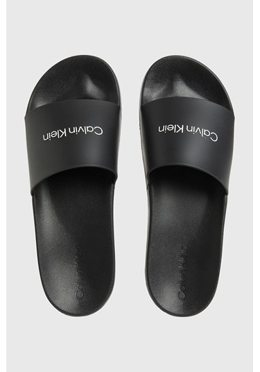 Erkek Ck Chuncky Pool Terlik - Siyah Ck Black