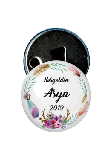Famous Bebek Şekeri Magnet Bebek Mevlüt Hediyelik Isimli Kapak Açacak  (434856214)