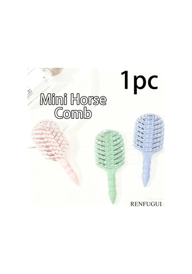 Elmpaly 1 Adet Açık Pembe Minyatür At Fırçası - Yumuşak Yuvarlak Kıllar Hassas Tüy Bakımı