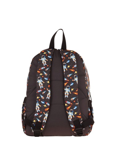 Kaukko Kids Üç Gözlü Erkek Çocuk Okul Sırt Çantası 3d Roket Detaylı - L5264 Siyah