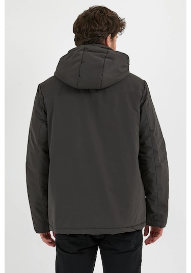 Erkek H Winter Jacket M - Antrasit Siyah