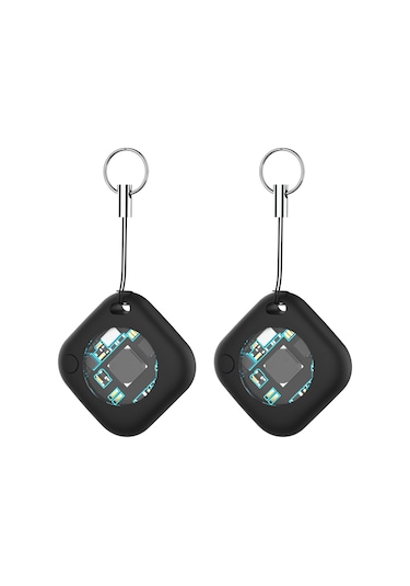 Geeroyoo 2 Adet Siyah Mini Bulucu Akıllı Kayıp Önleyici Cihaz