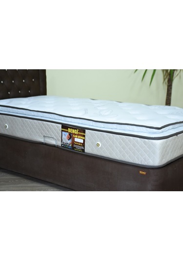 Bengimobilya Baza Başlık Ful Ortopedik Pamuk Pedli Yatak Tay Tüy Silinir Model (303443720)