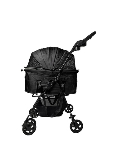 Zampa Norris Kedi & Köpek Arabası Siyah 46x83x105 Cm