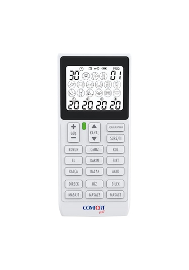 Comfort Plus M101A-WH2 4 Kanallı 8 Pedli 60 Prog Şarjlı Dijital Ems Cihazı
