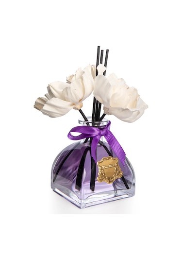 Kare Cam Gold Renkli Diffuser 100 Ml. Ağaç