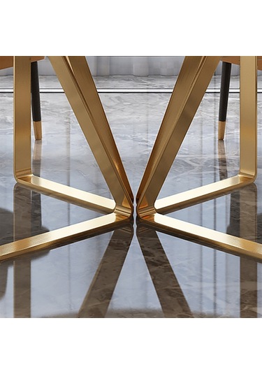 Metal Modern Ava Yemek Masası