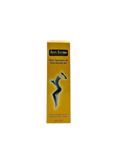 Zero Termo Vücut Sıkılaştırıcı Selülit Görünümü Azaltmaya Yardımcı Bitkisel Bakım Jeli 200 ML