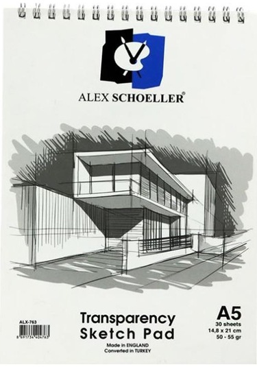 Alex Schoeller Spiralli Eskiz Blok A5 – 30 Yaprak 50-55gr