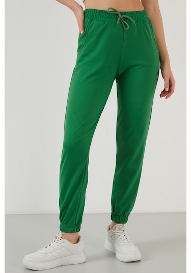 Lela Pamuklu Beli Ve Paçası Lastikli Basic Jogger Bayan Eşofman Altı 5864171 Benetton