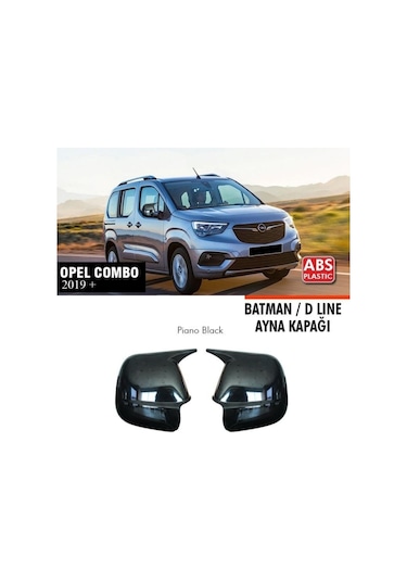 Opel Combo Yarasa Batman Ayna Kapağı Piano Black 2019+