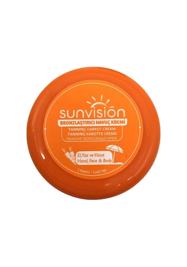 Sunvision Bronzlaştırıcı Havuç Kremi 100 ML