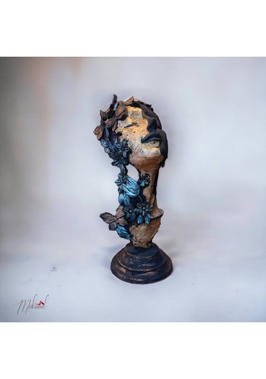 Kelebek Kız Heykeli Figürü -masa Dekorasyonu İçin Şık Bir El